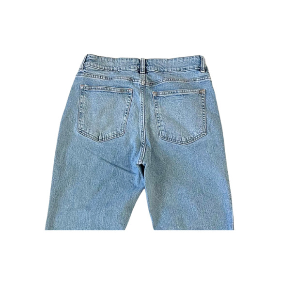 H&M Bootcut Jeans High Waist Denim Light Wash Blue Women’s 10 - Picture 5 of 8